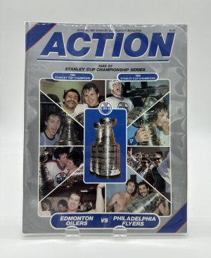 Action Edmonton Oilers Official Program 1987 Stanley Cup Final VS. Flyers